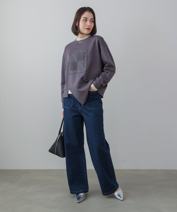 スクエアアートプルオーバー