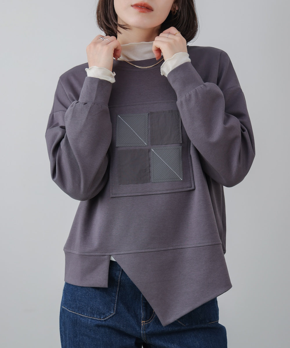 スクエアアートプルオーバー