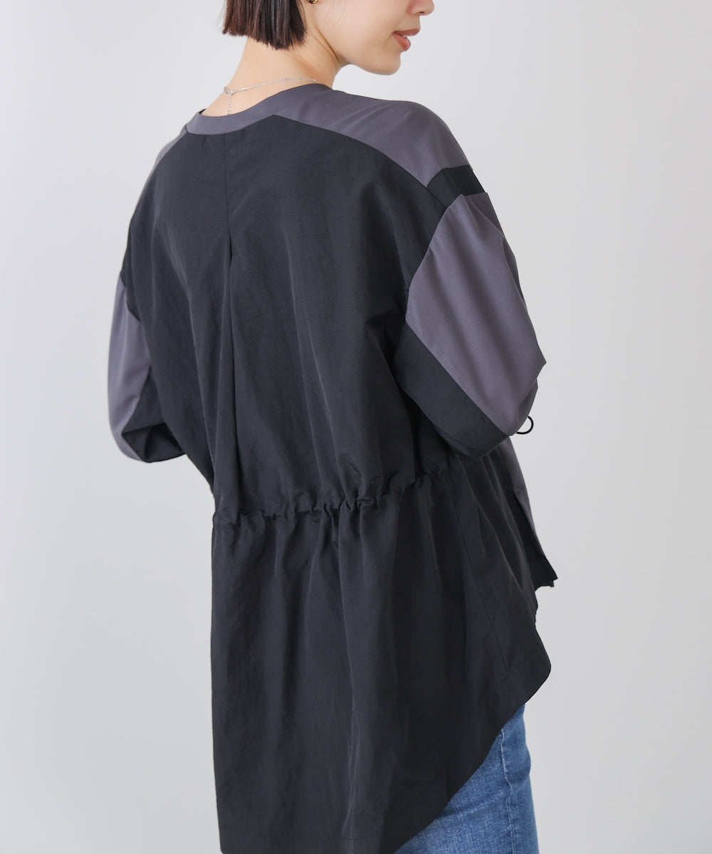 【WEB限定】ポンチ異素材ドッキングプルオーバー［2/25発送予定］