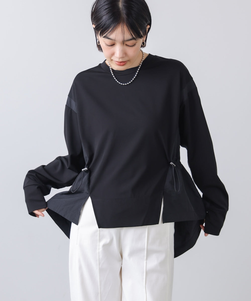 【WEB限定】ポンチ異素材ドッキングプルオーバー［2/25発送予定］