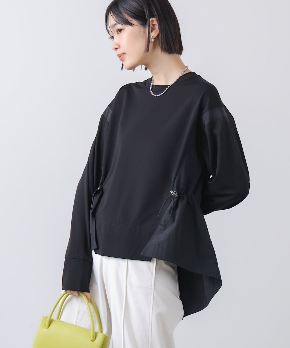 【WEB限定】ポンチ異素材ドッキングプルオーバー［2/25発送予定］