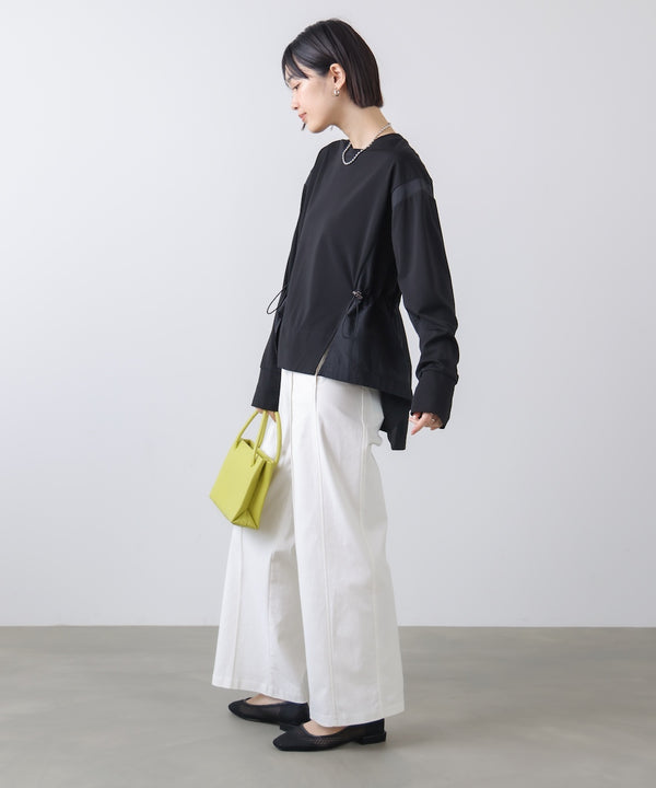 【WEB限定】ポンチ異素材ドッキングプルオーバー［2/25発送予定］