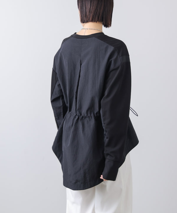 【WEB限定】ポンチ異素材ドッキングプルオーバー［2/25発送予定］