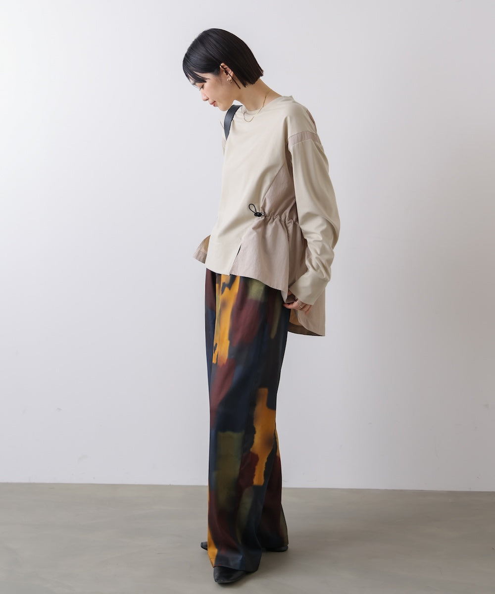 【WEB限定】ポンチ異素材ドッキングプルオーバー［2/25発送予定］