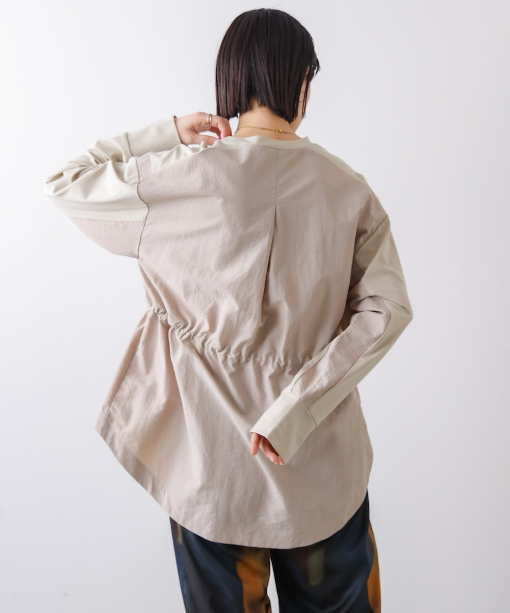 【WEB限定】ポンチ異素材ドッキングプルオーバー［2/25発送予定］