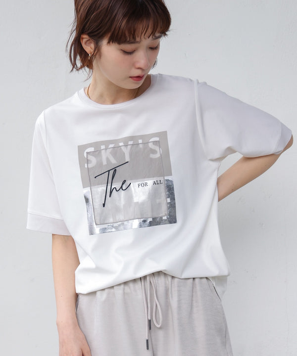 スクエアBOXロゴT-shirt