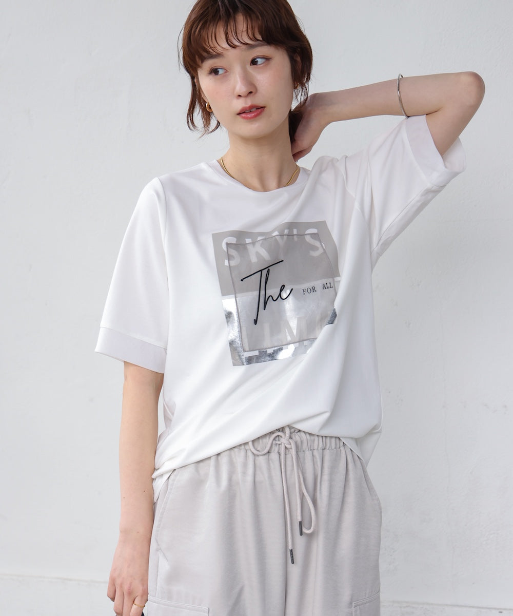 スクエアBOXロゴT-shirt