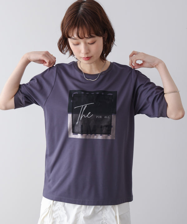 スクエアBOXロゴT-shirt