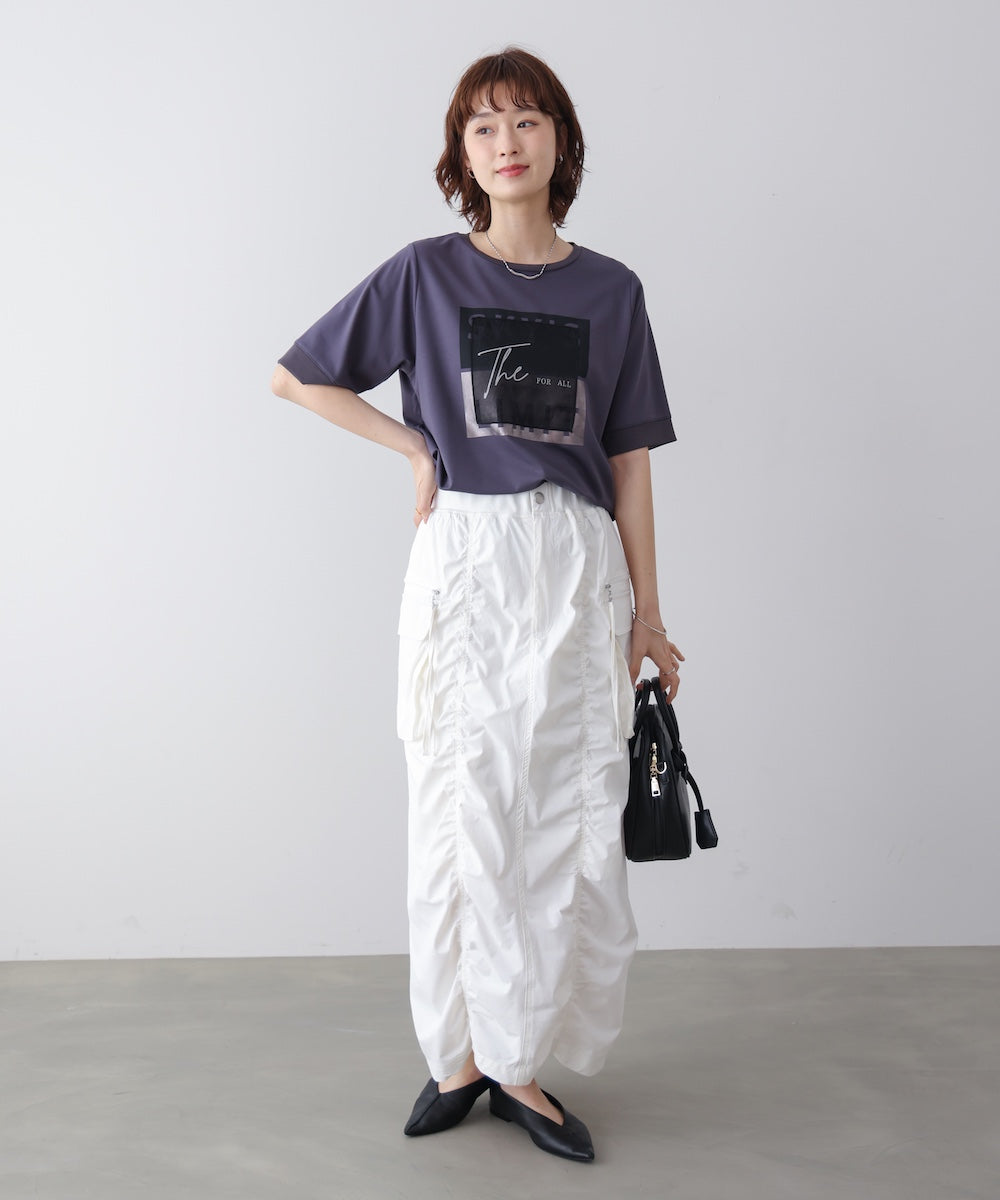 スクエアBOXロゴT-shirt