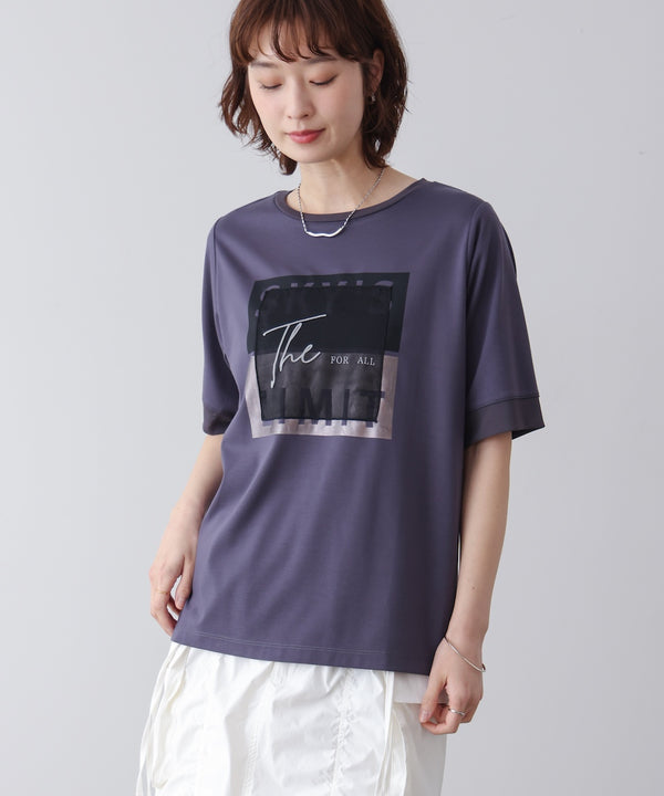 スクエアBOXロゴT-shirt
