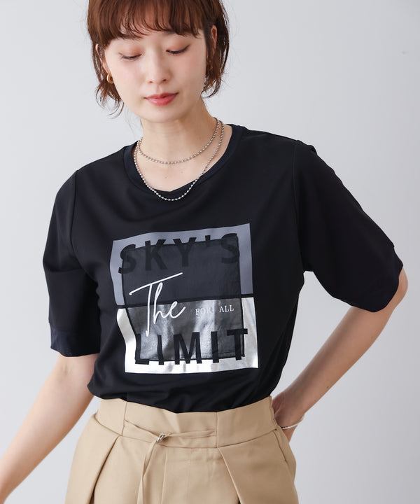 スクエアBOXロゴT-shirt