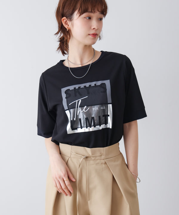 スクエアBOXロゴT-shirt