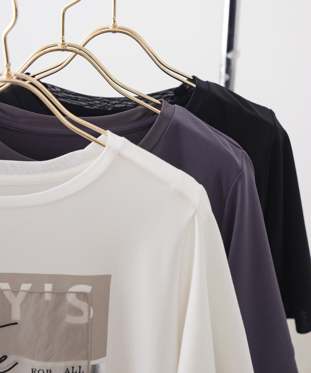 スクエアBOXロゴT-shirt