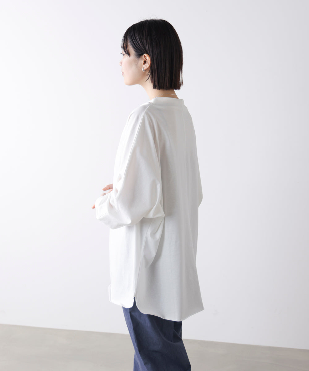 Wシルケットドルマンプルオーバー［3/18発送予定］