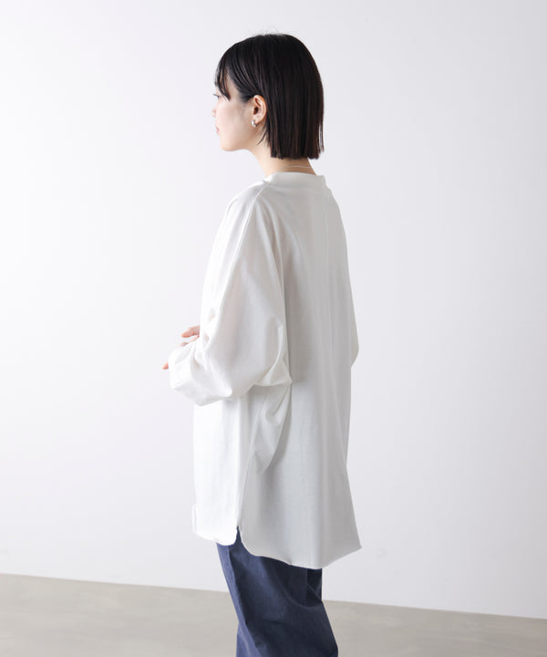 Wシルケットドルマンプルオーバー［3/18発送予定］