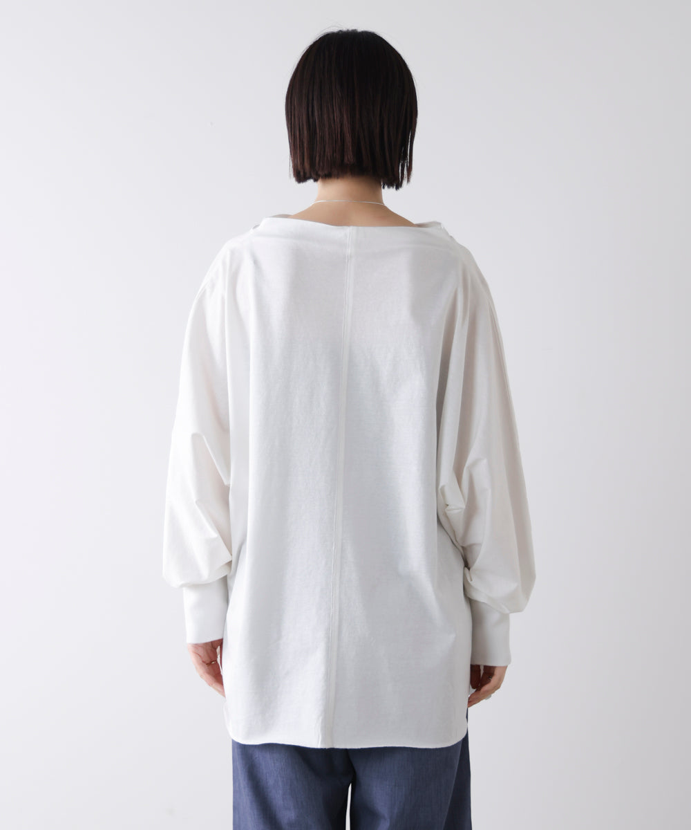 Wシルケットドルマンプルオーバー［3/18発送予定］