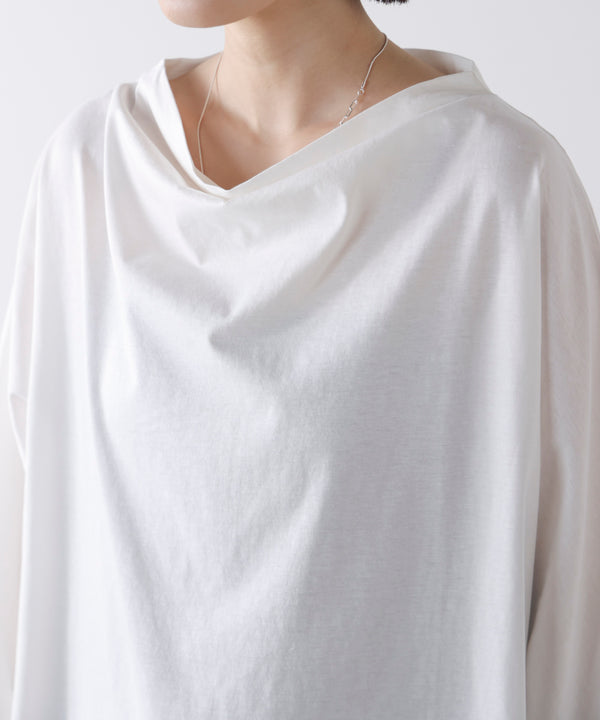 Wシルケットドルマンプルオーバー［3/18発送予定］