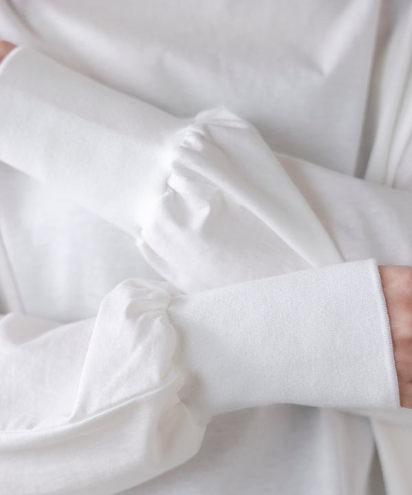 Wシルケットドルマンプルオーバー［3/18発送予定］