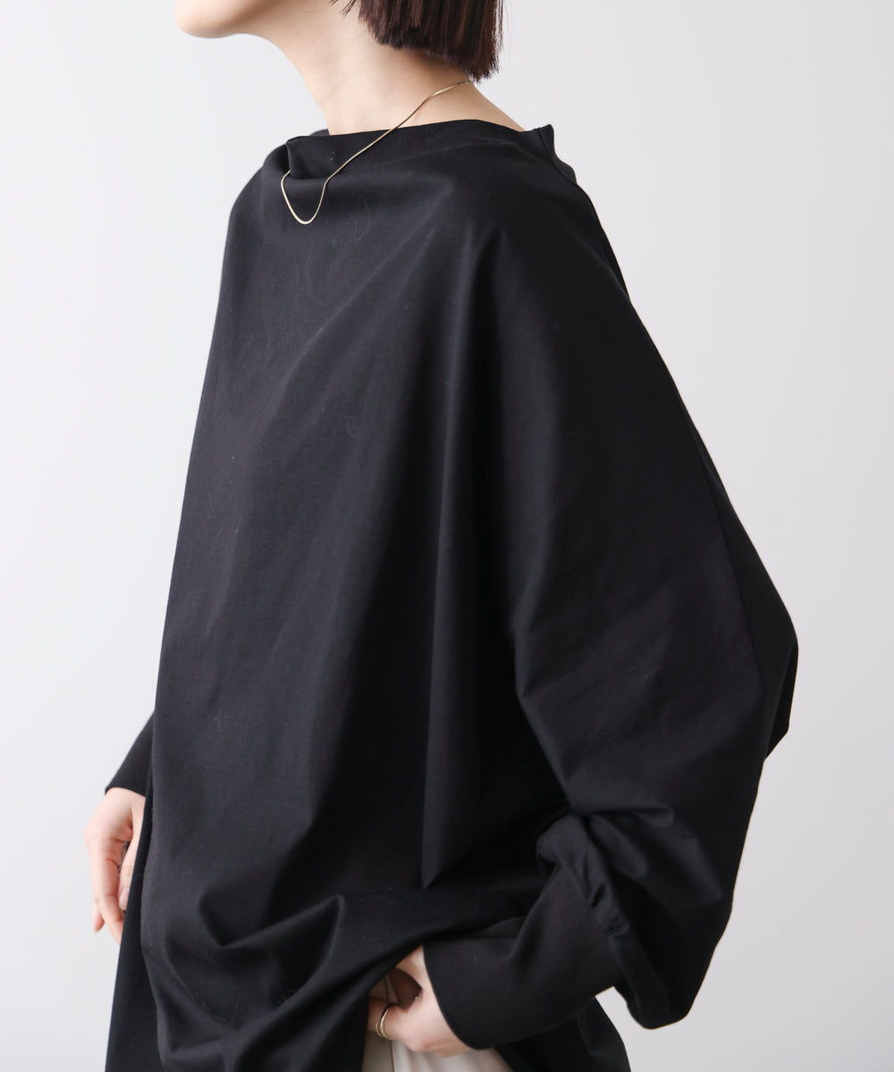 Wシルケットドルマンプルオーバー［3/18発送予定］