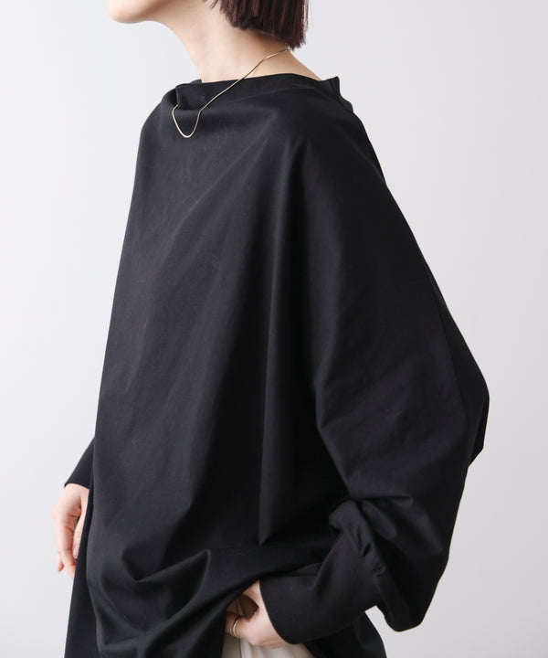 Wシルケットドルマンプルオーバー［3/18発送予定］