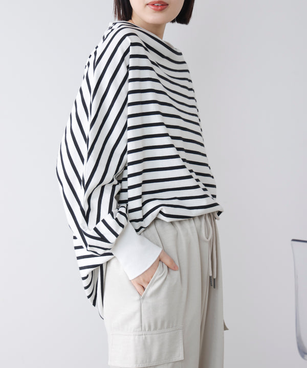 Wシルケットドルマンプルオーバー［3/18発送予定］