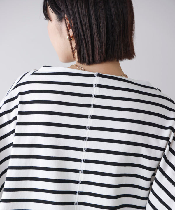 Wシルケットドルマンプルオーバー［3/18発送予定］