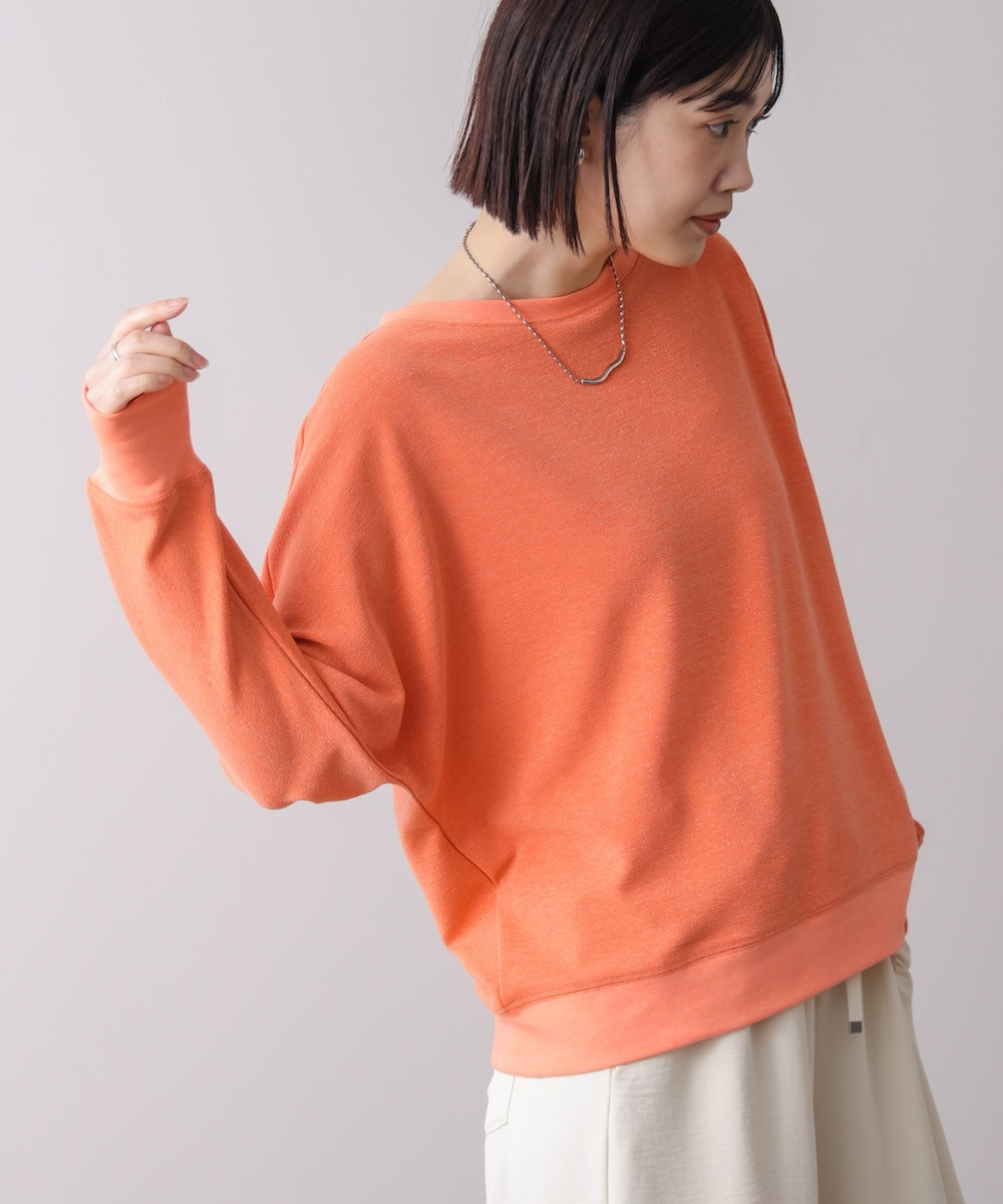 ラメドルマンカットソー