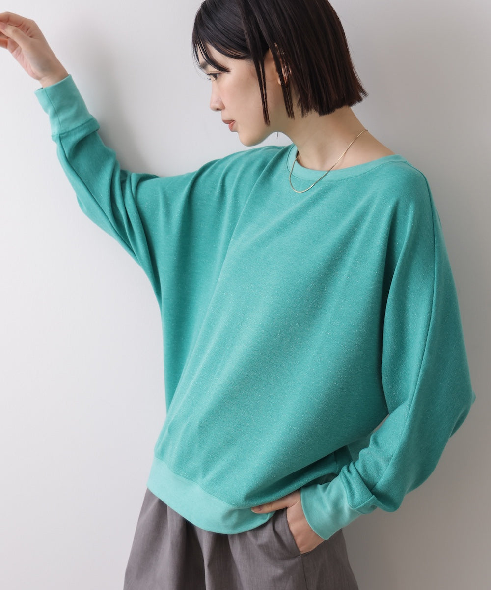 ラメドルマンカットソー