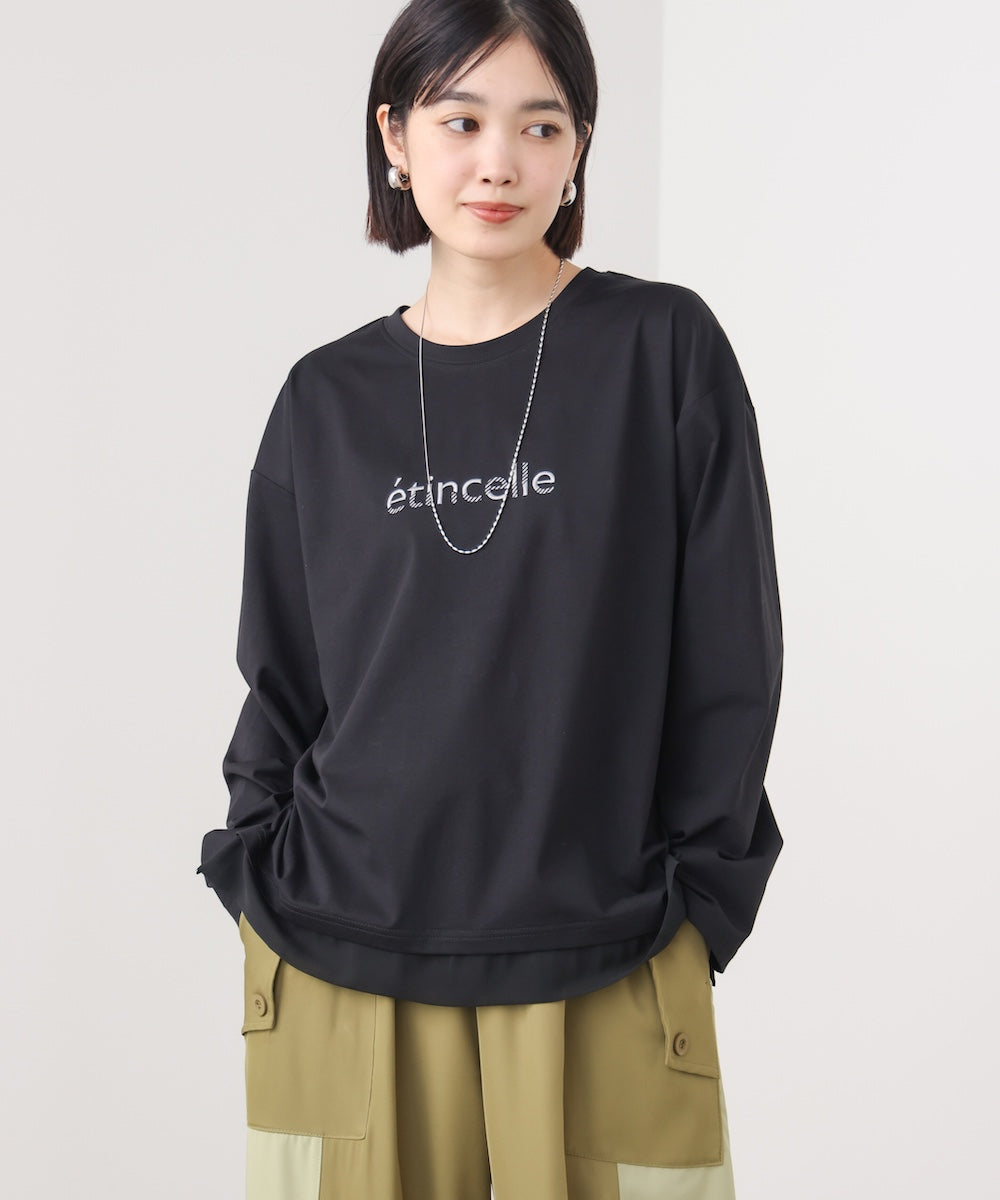 色箔　色々です 箔×刺しゅうロゴロンT