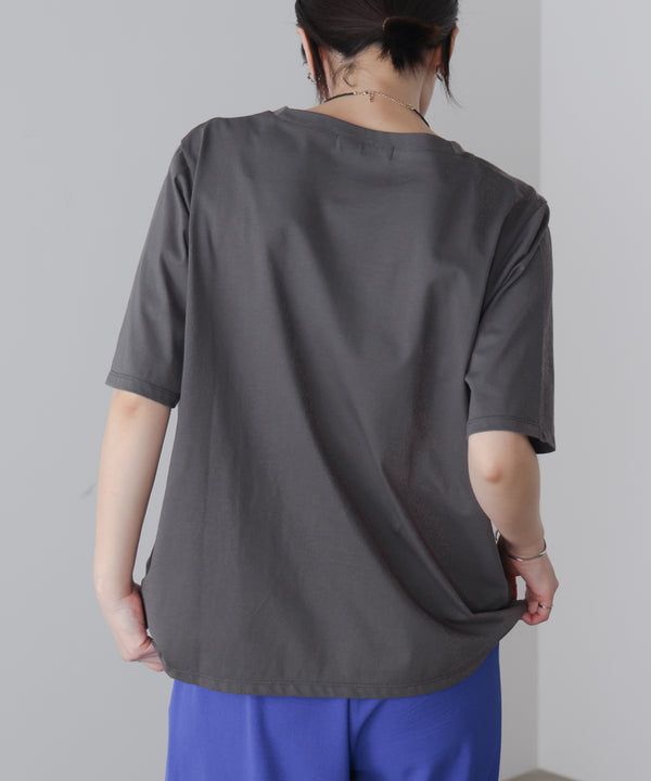 フラワーロゴプリントTee