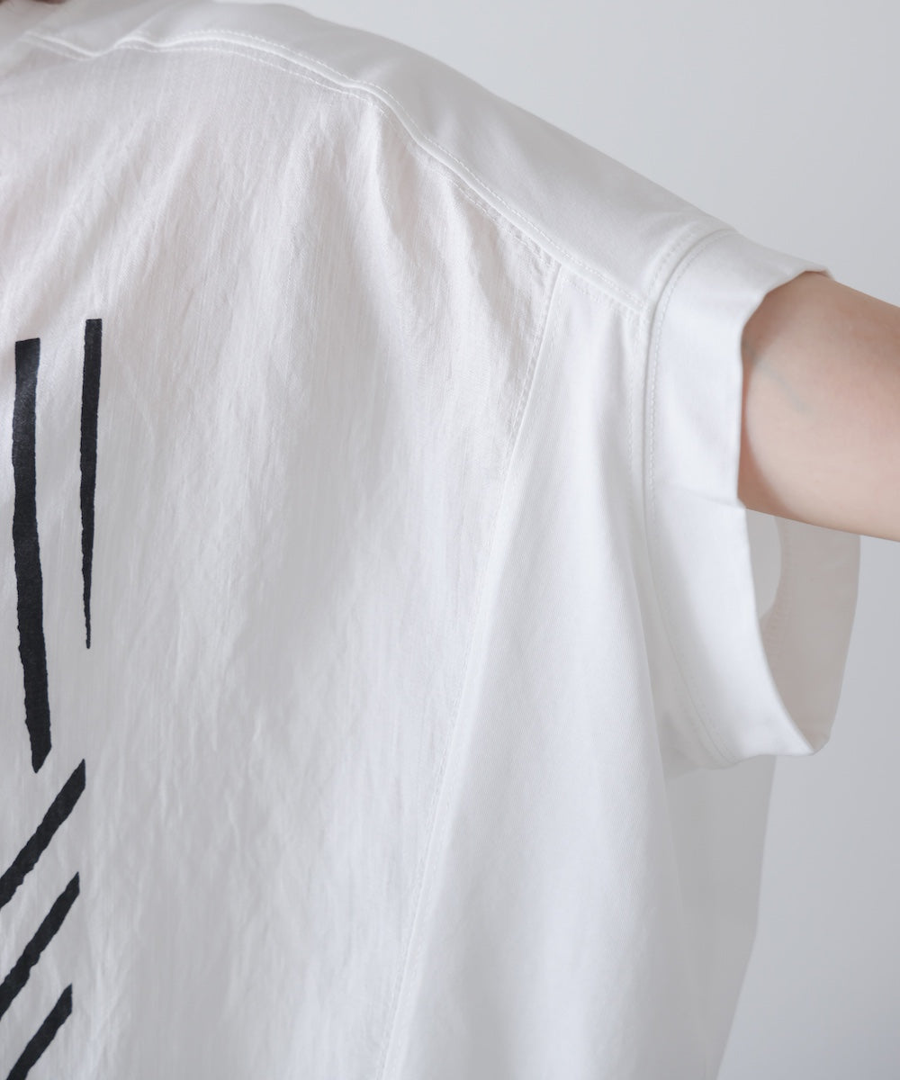 モノトーンゼブララインTシャツ