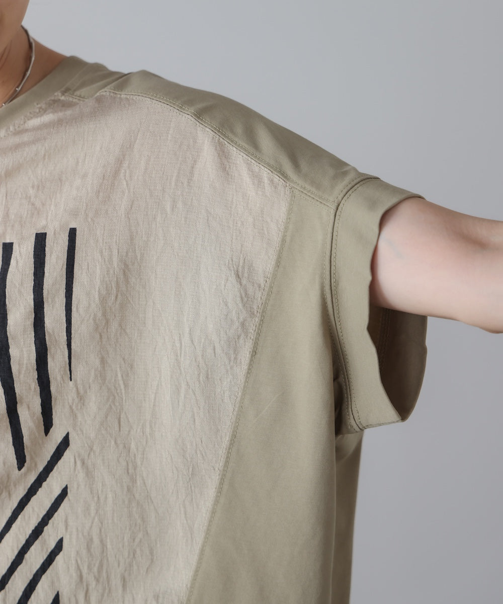 モノトーンゼブララインTシャツ