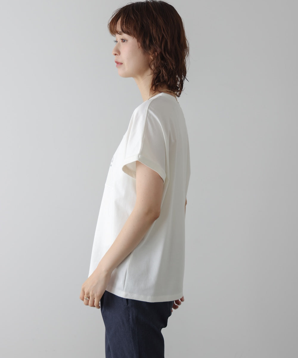 レースロゴフレンチTシャツ