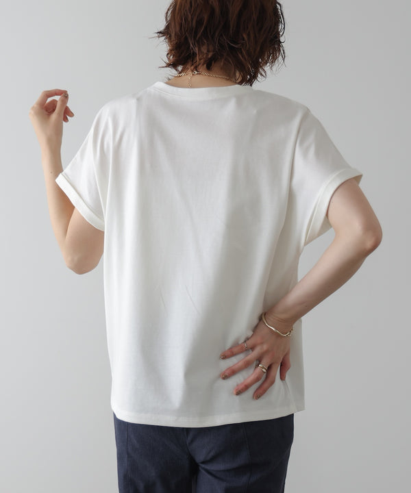 レースロゴフレンチTシャツ