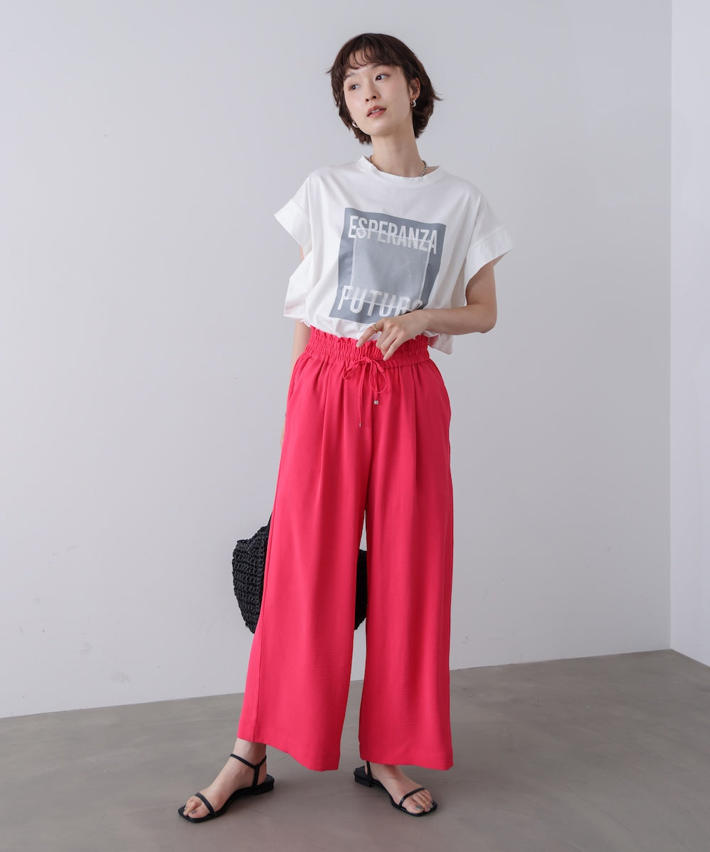 メタリックプリントＴシャツ