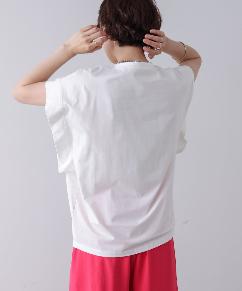 メタリックプリントＴシャツ