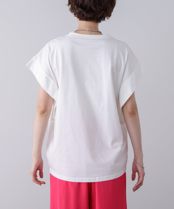 メタリックプリントＴシャツ