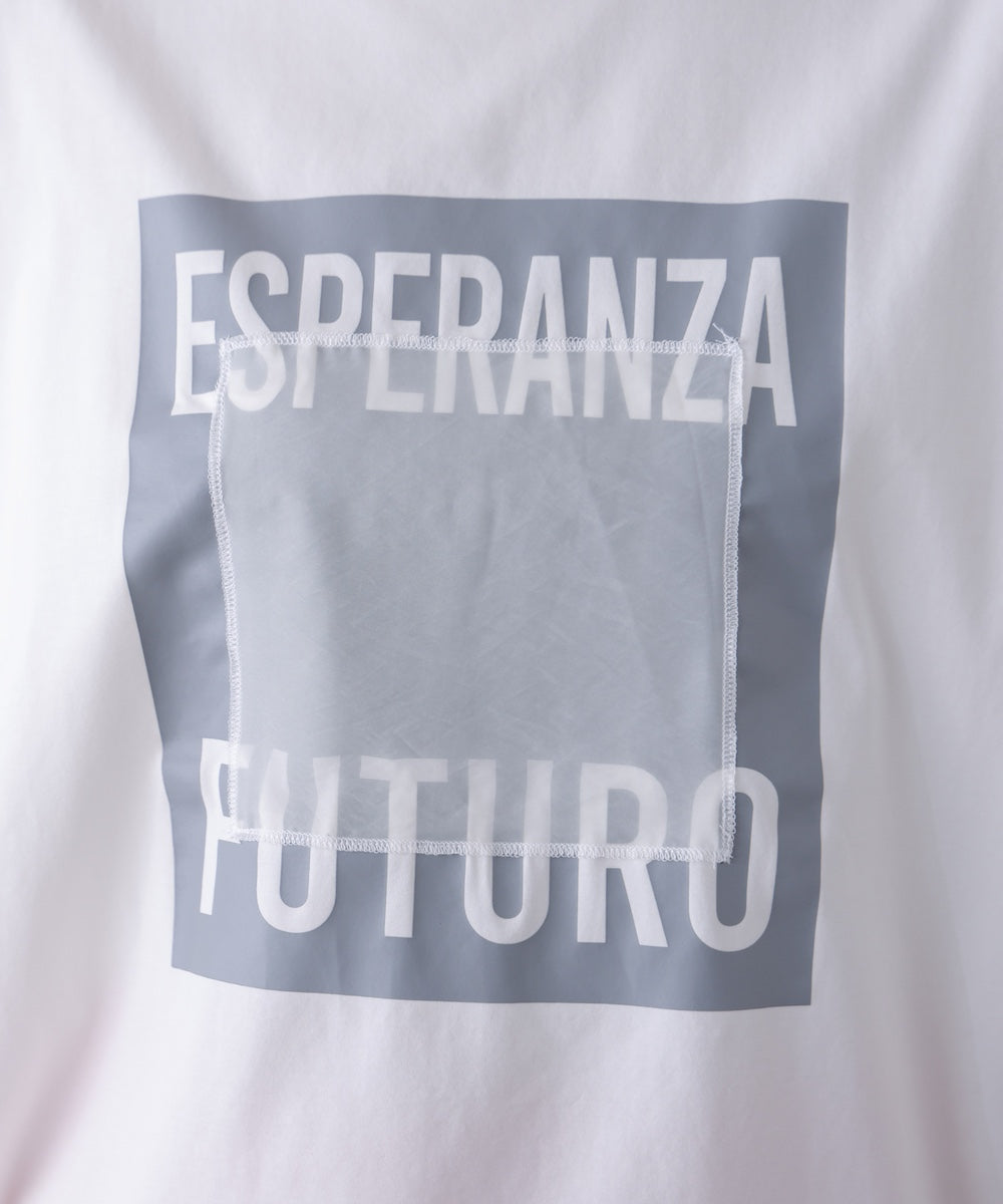 メタリックプリントＴシャツ