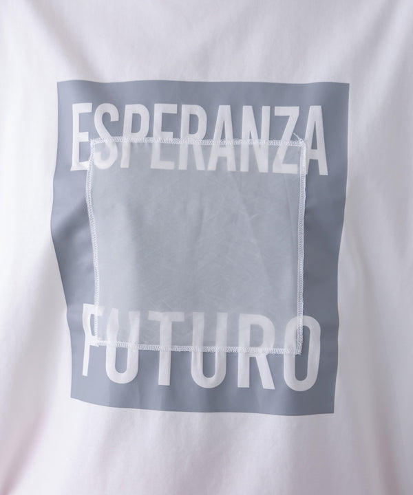 メタリックプリントＴシャツ