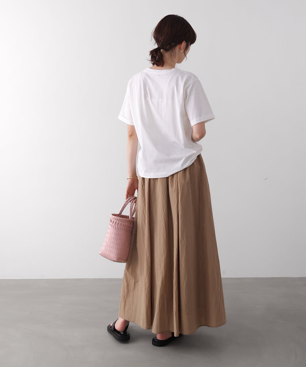 消耗加工綿天竺メタルロゴプリントＴｅｅ［6/12発送予定］