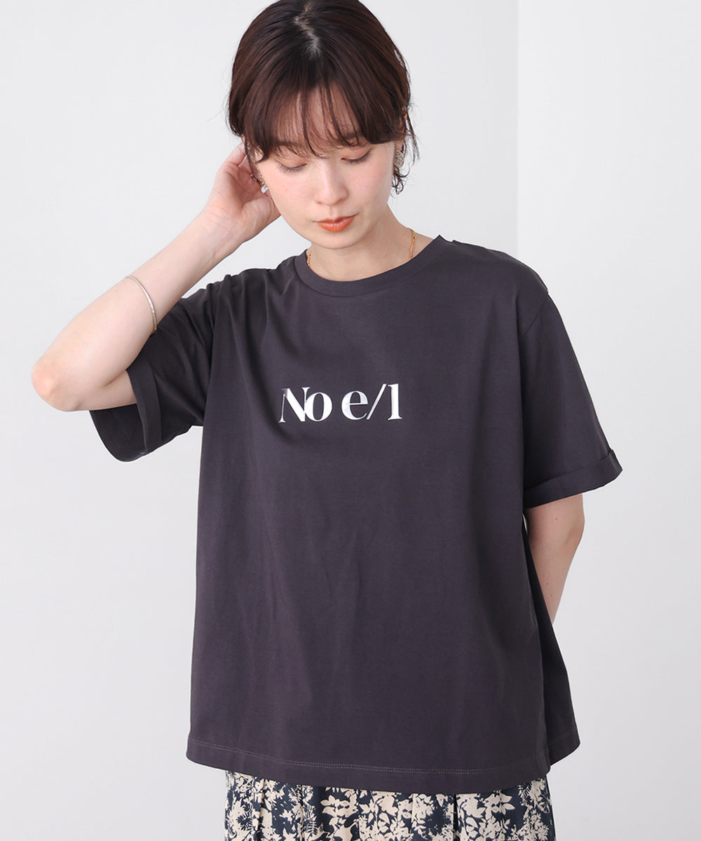 消耗加工綿天竺メタルロゴプリントＴｅｅ［6/12発送予定］