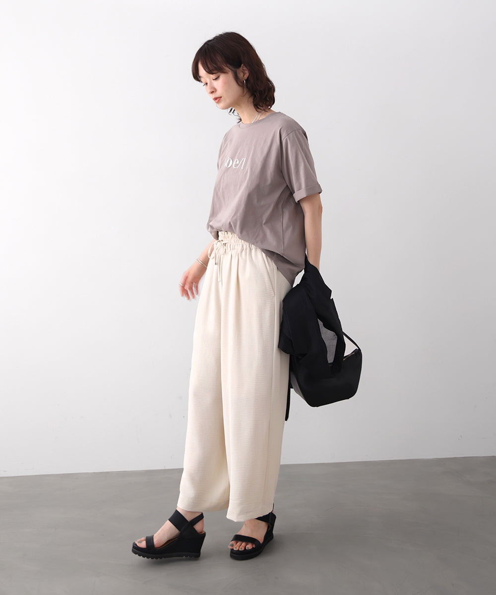 消耗加工綿天竺メタルロゴプリントＴｅｅ［6/12発送予定］
