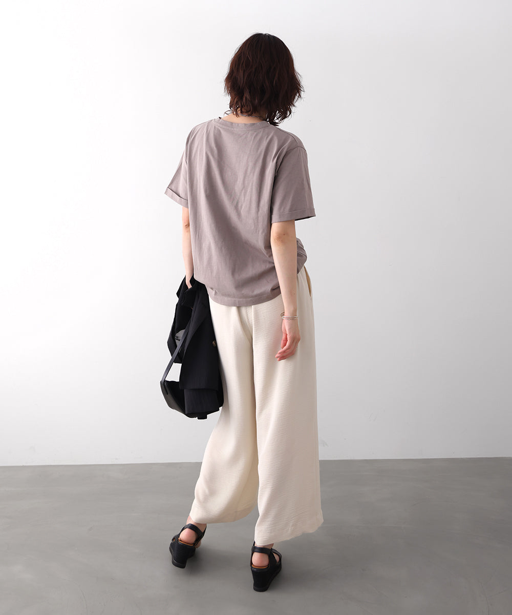 消耗加工綿天竺メタルロゴプリントＴｅｅ［6/12発送予定］