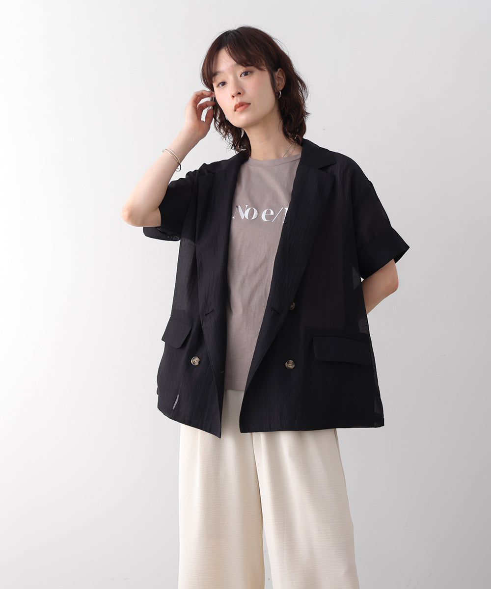 消耗加工綿天竺メタルロゴプリントＴｅｅ［6/12発送予定］