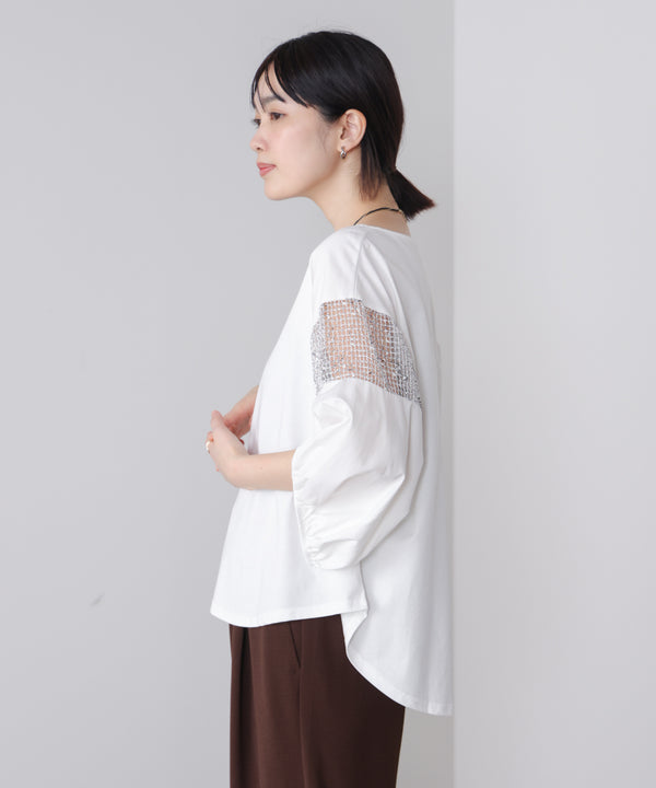 メッシュラインプルオーバー