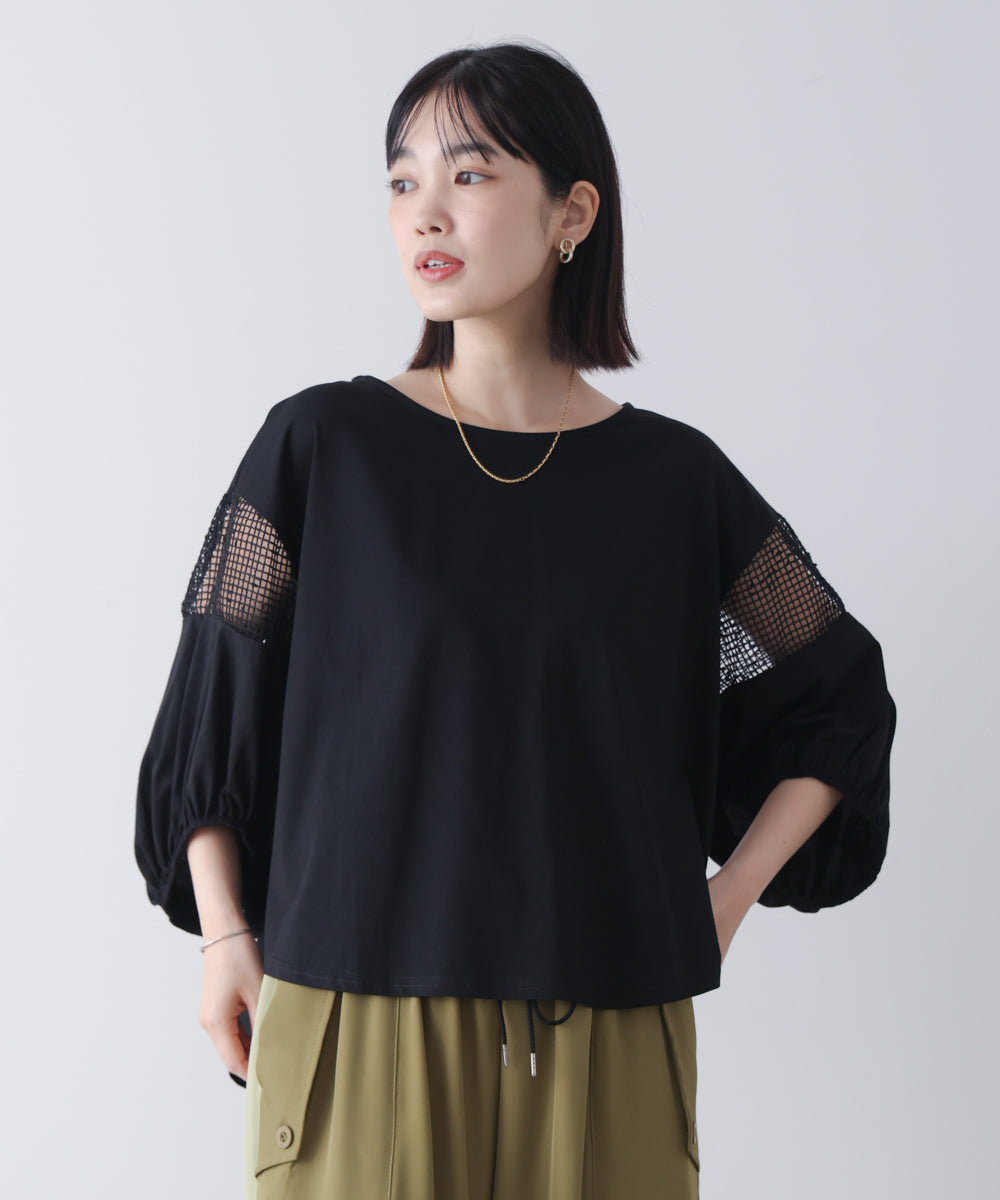 メッシュラインプルオーバー