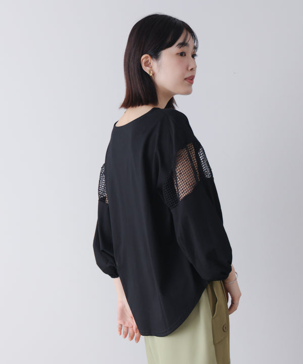 メッシュラインプルオーバー