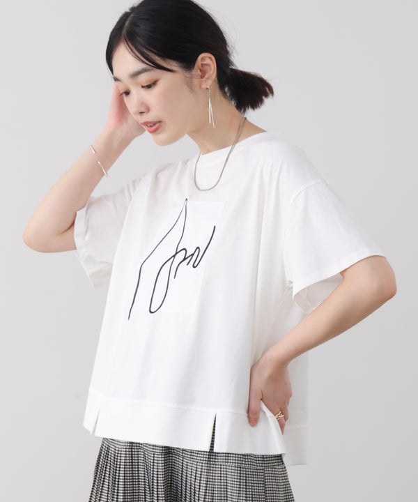 アートロゴカットソー