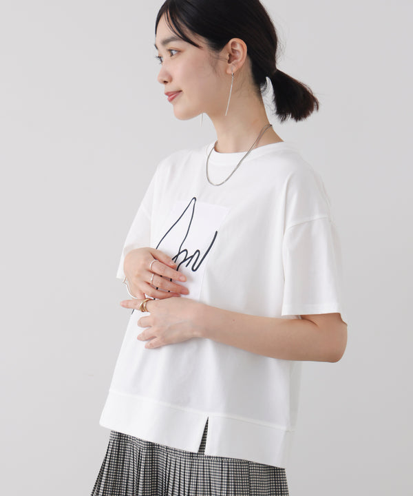 アートロゴカットソー
