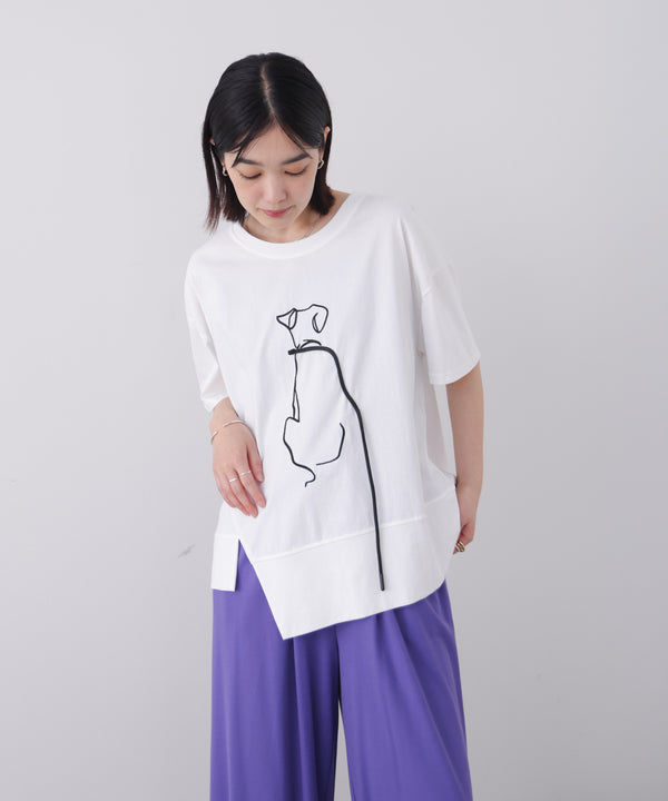 ドック刺しゅうTシャツ